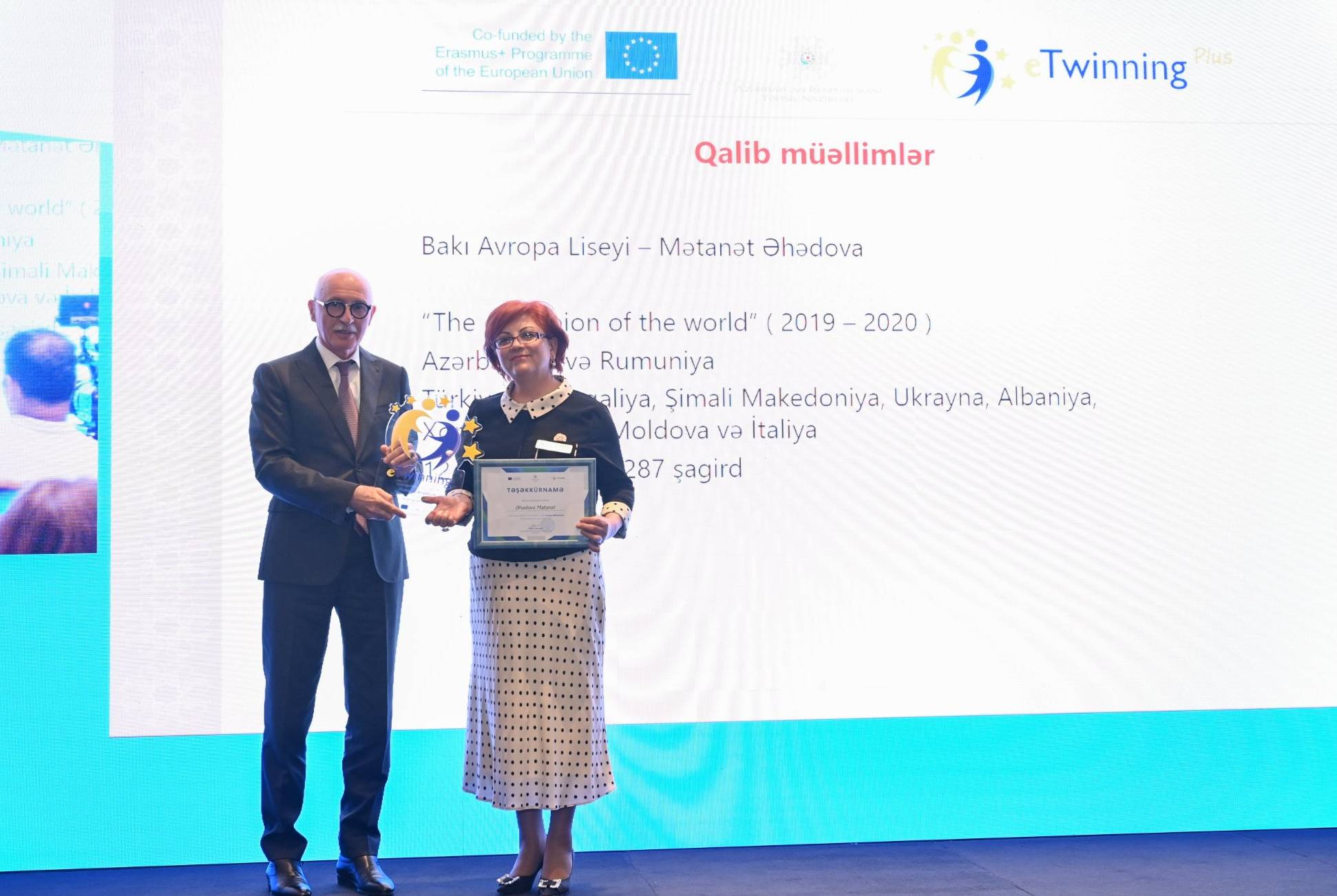 May 11, 2022 Baku,Azerbaijan,eTwinning awarding ceremony