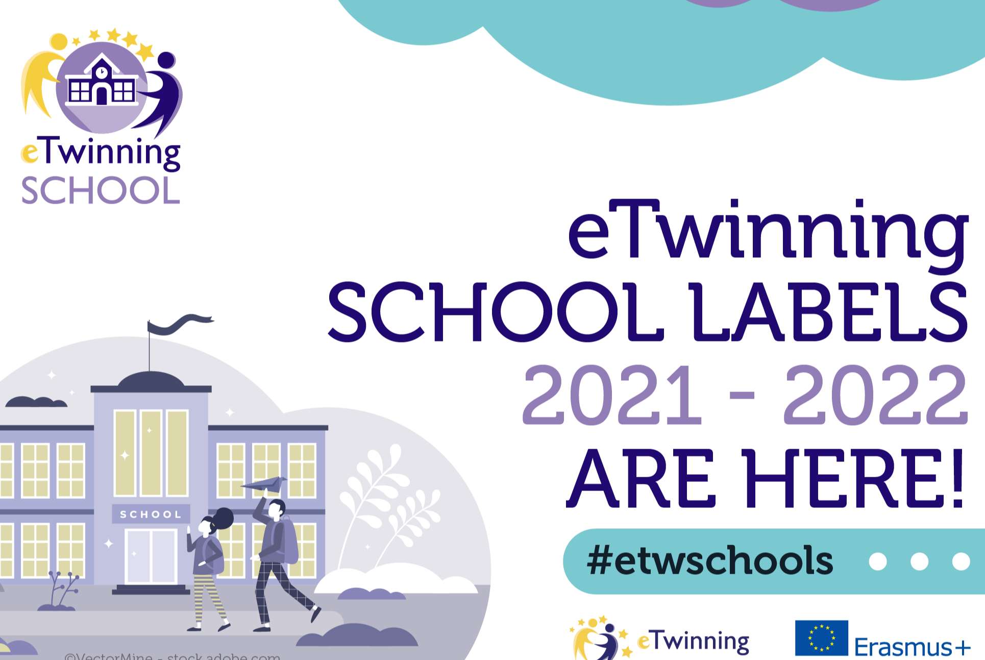 12 schools have been awarded the International eTwinning School Award.